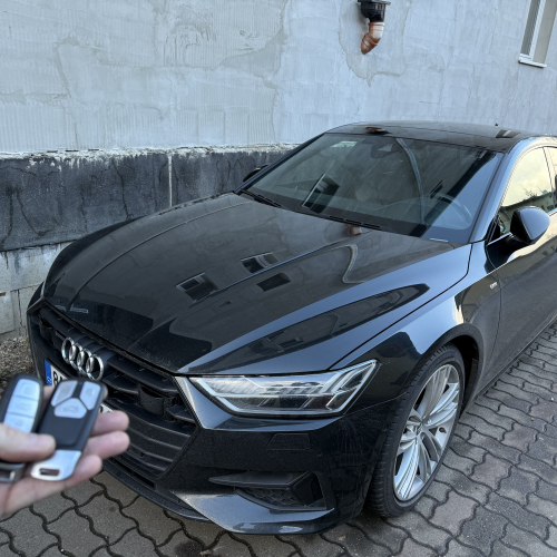 Přiučení druhého autoklíče pro automobil Audi A7 2018 (system MLB)